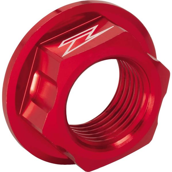 Zeta ZE93-8012 Aluminum Front Axle Nut Red