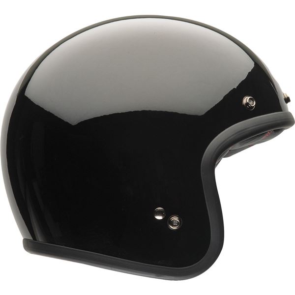 Bell Motorcycle Custom 500 Open Face Helmet Solid Colors MD Black
