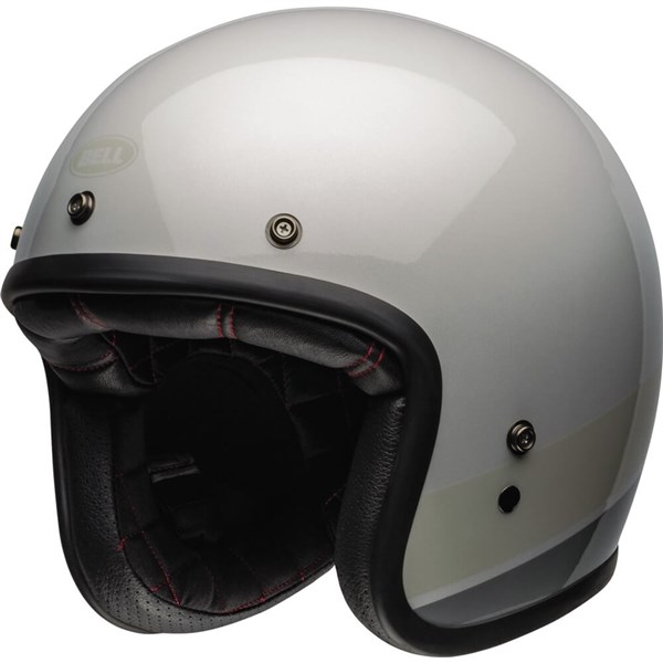 Bell Helmets Custom 500 Apex Open Face Helmet | Silver/Grey - Picture 5 of 12