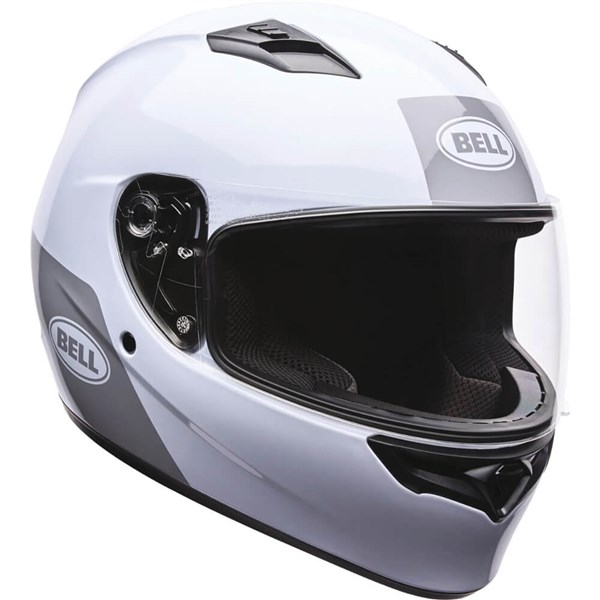 Bell Helmets Qualifier Clip Full Face Helmet | White/Grey | DOT | eBay
