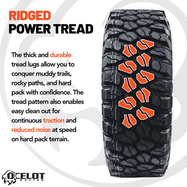 33 x 10R - 15 Ocelot XC729 R/T ATV/UTV Tire | eBay