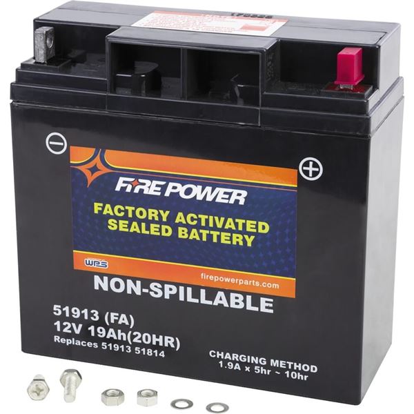 take Fire Power Factory Activated Sealed Maintenance Free Battery