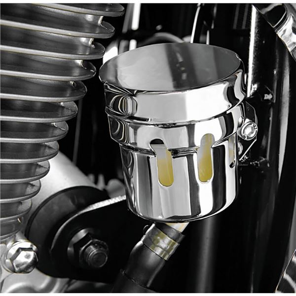 Show Chrome Accessories 55-111 Rear Brake Reservoir Cover Show Chrome Accessories 55-111 Rear Brake Reservoir Cover