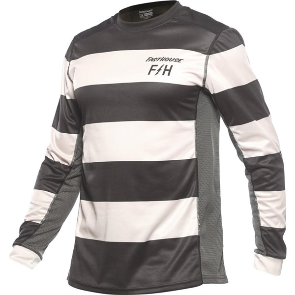 Fasthouse Sanguaro Rocko Motocross Jersey | Black/White/Grey
