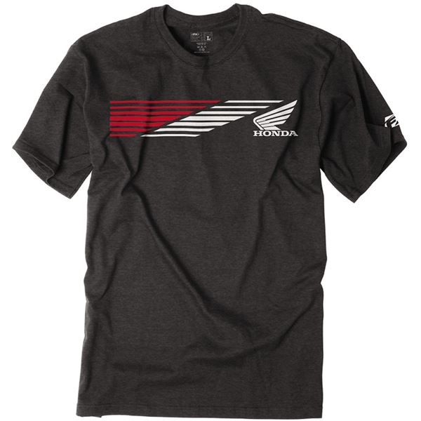 Factory Effex Honda Speed T-Shirt - Heather Charcoal - 2XL | 19