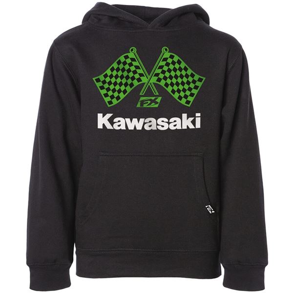 happyページ Factory Effex Kawasaki Finishline Youth Zip Hoody | ChapMoto.com
