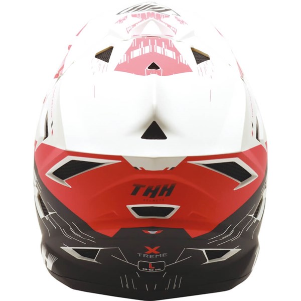 THH T-42 Xtreme BMX Helmet | White/Black/Red | eBay