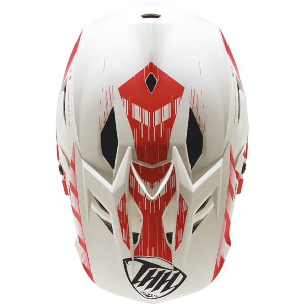THH T-42 Xtreme BMX Helmet | White/Black/Red | eBay