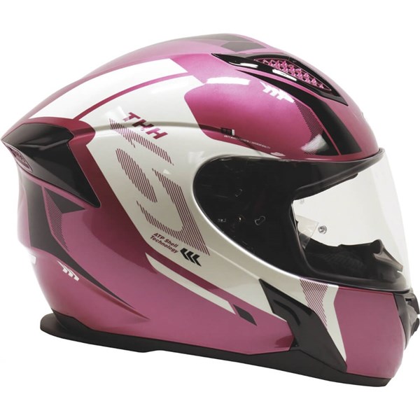 THH T810S Hayate Full Face Helmet | Pink/White/Black | DOT ; ECE