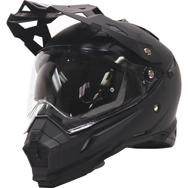 THH TX-28 Dual Sport Full Face Helmet Flat Black Large THH Helmets