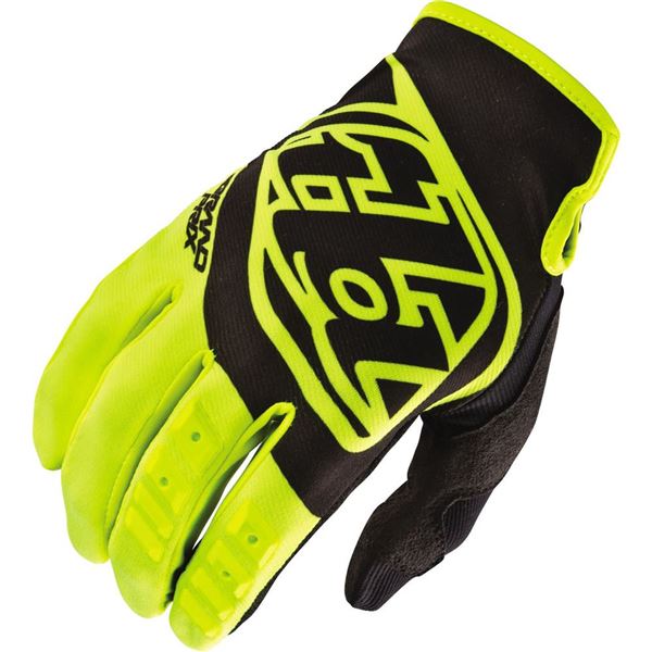 2018 Troy Lee Designs Youth Air Gloves-Flo Yellow-YS