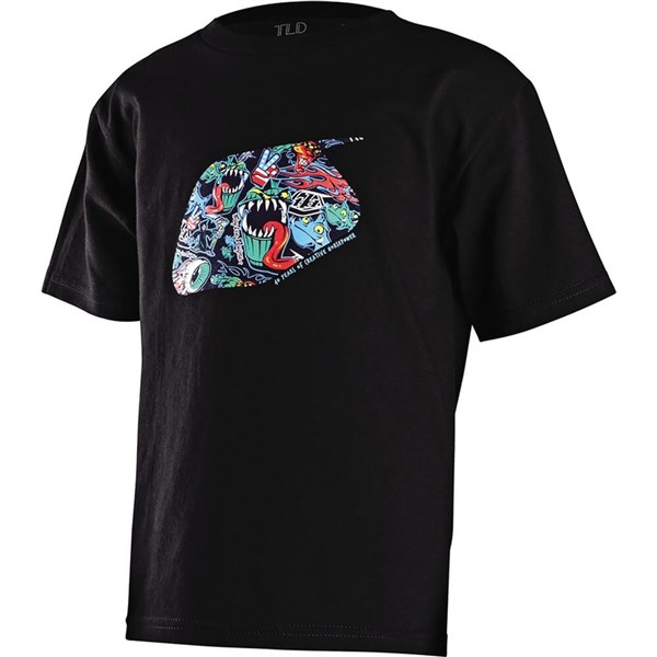 Troy Lee Designs History Youth Tee | Black | Sz L - Picture 5 of 5