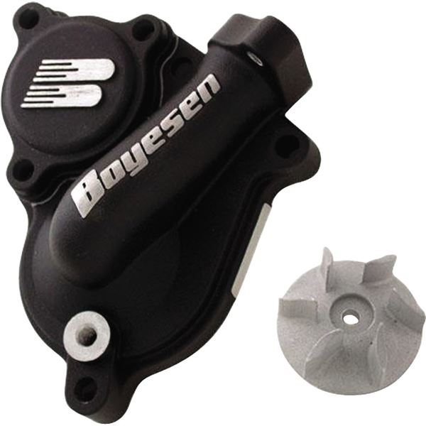 Boyesen WPK-44B Black Supercooler Water Pump Cover and Impeller Kit Boyesen WPK-44B Black Supercooler Water Pump Cover and Impeller Kit