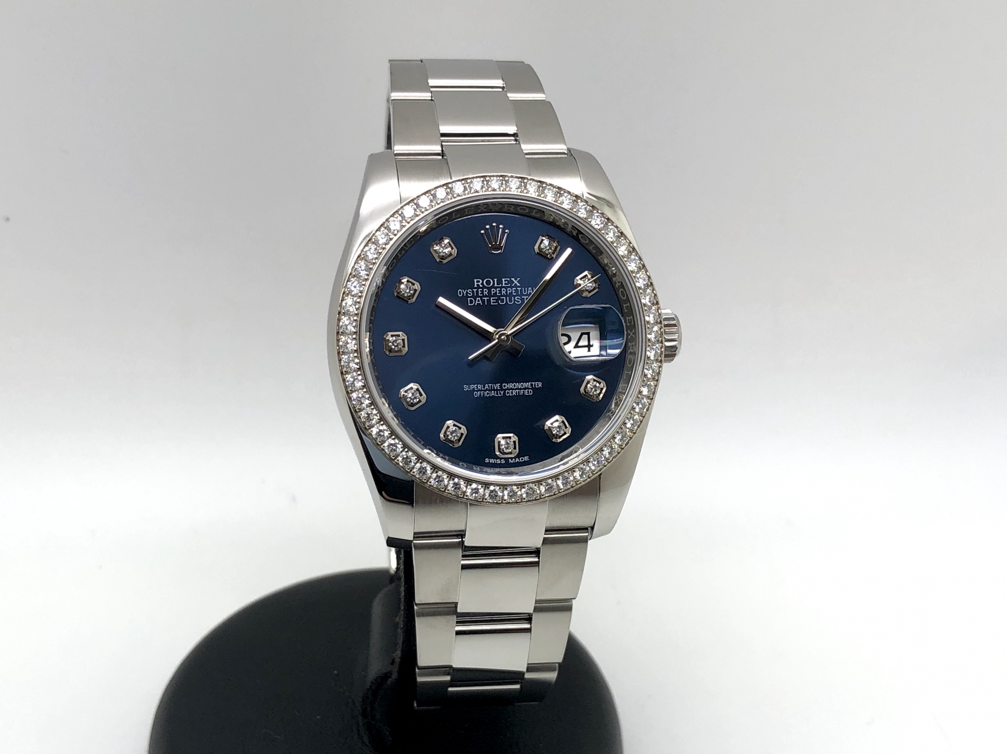Rolex DATEJUST Diamond Blue Dial 36mm 