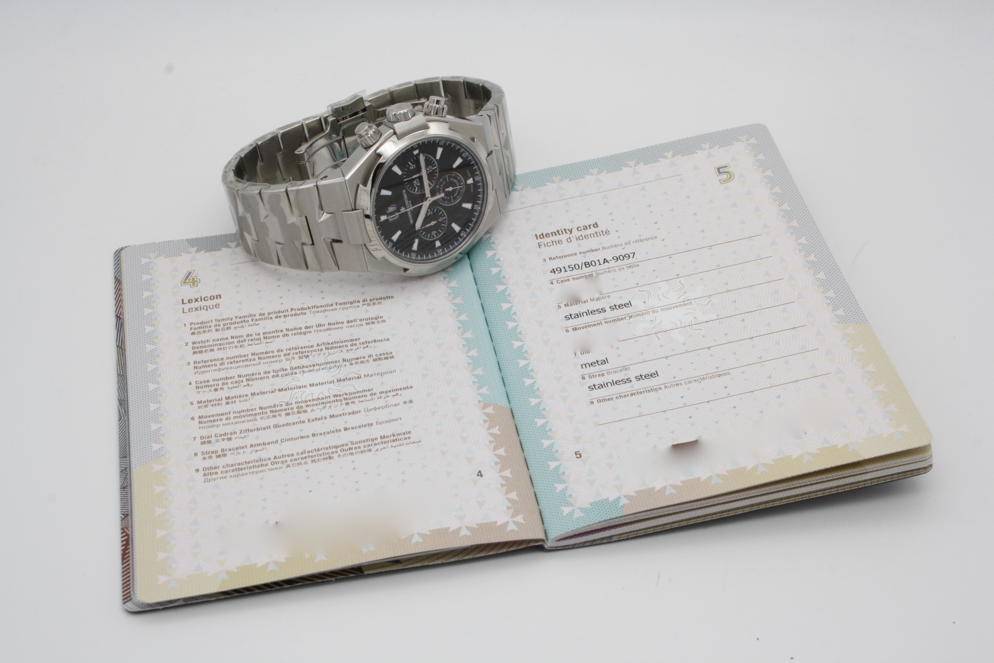 【中古】 Constantine (UK Import) Vacheron Constantin Overseas Chronograph 49150 Titanium