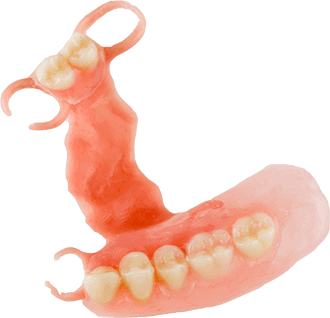 Partial no-metal dentures