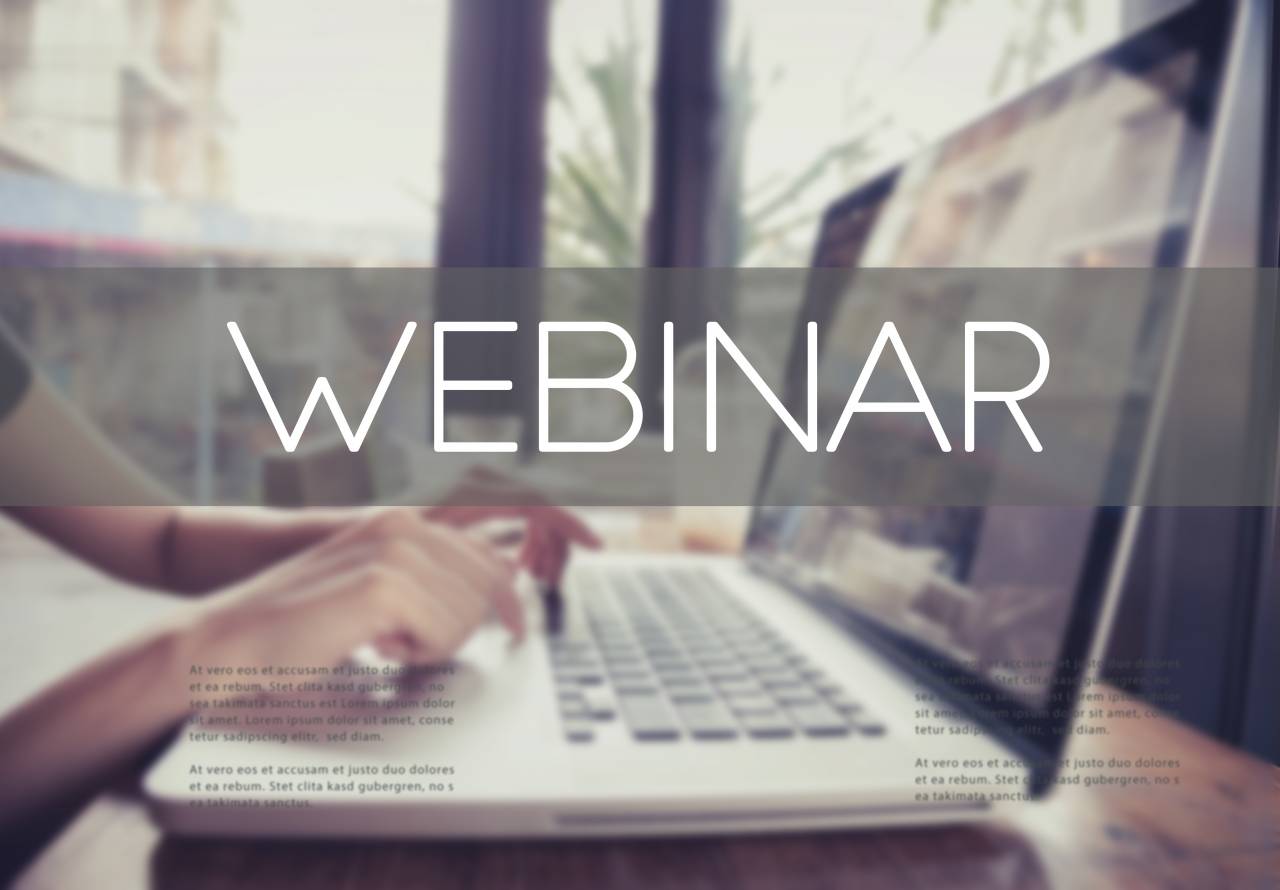 Rebuild Your ECE Program for the New Normal "Webinar" with a computer background.
