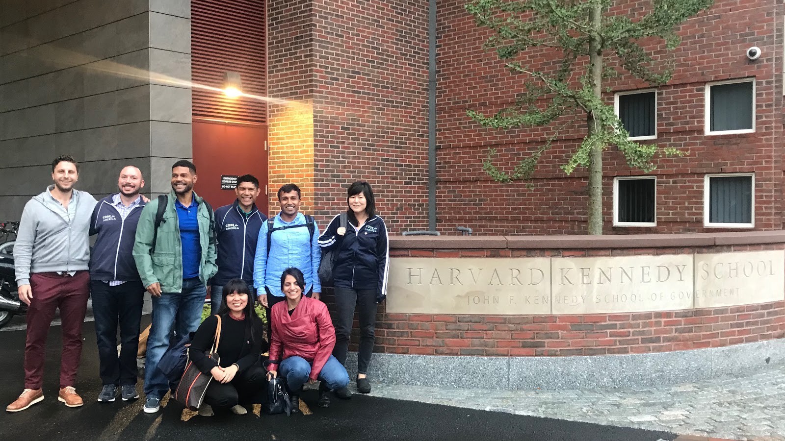 <p>The 2018 Fellows (minus one!) at Harvard Kennedy School of Business’s Public Interest Technology Summit</p>