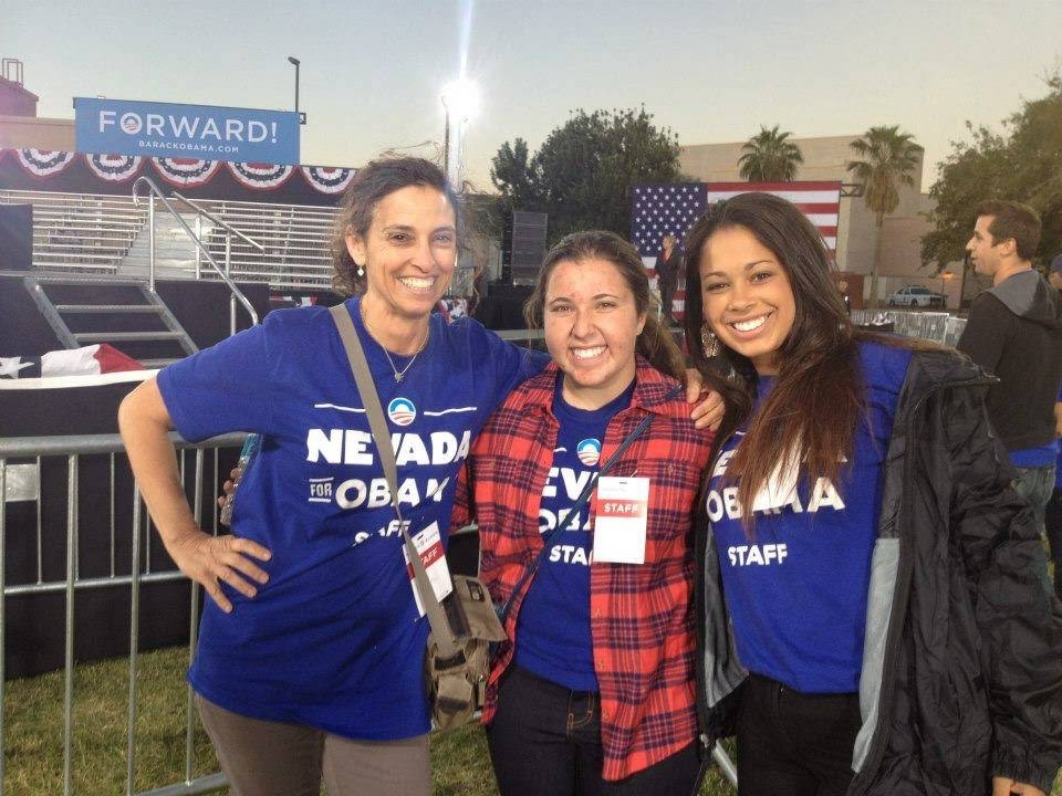 <p>Organizing staff at a 2012 Campaign Rally in Nevada</p>