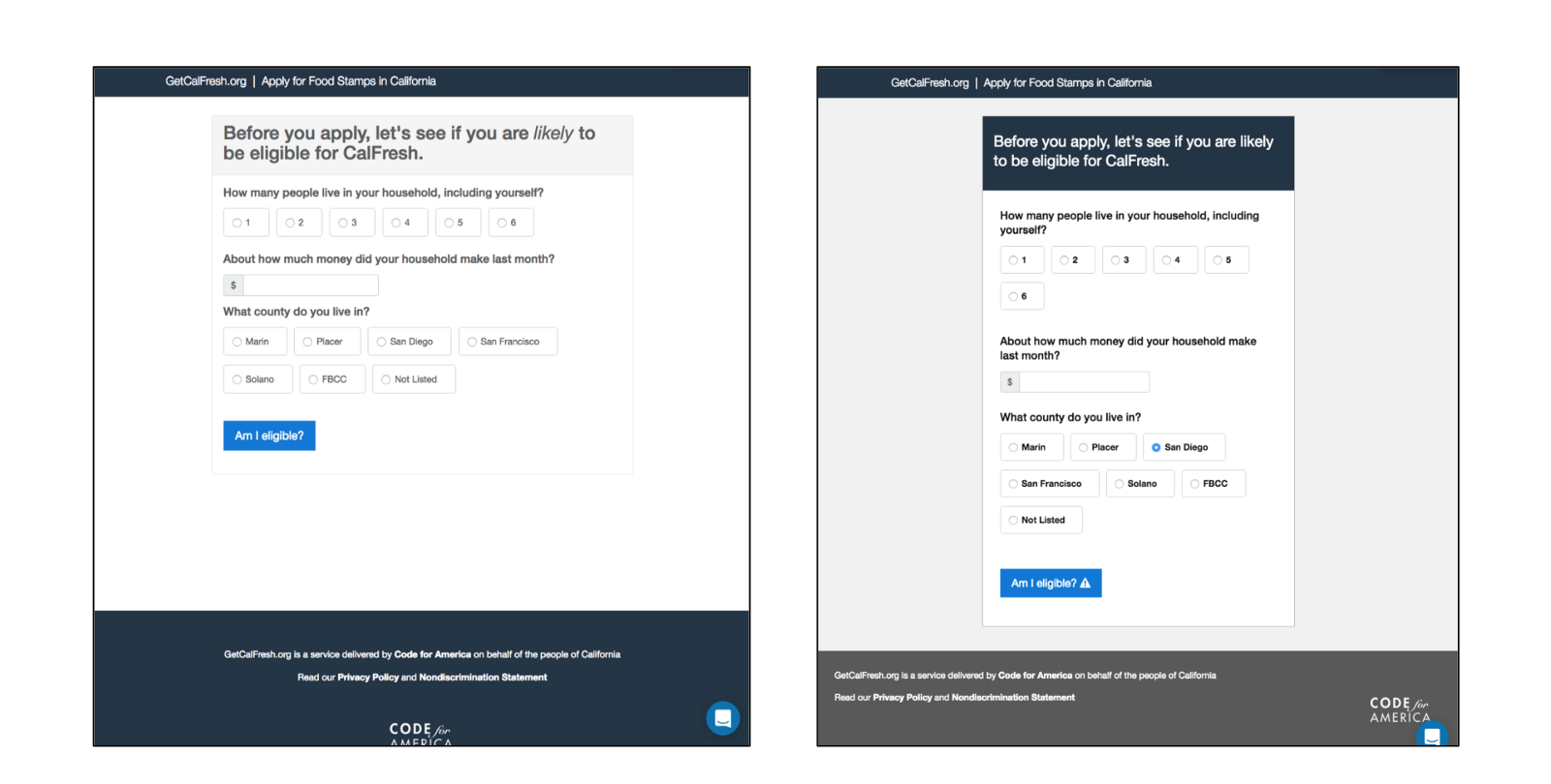 <p>Left: Bootstrap. Right: Adjusted Bootstrap.</p>