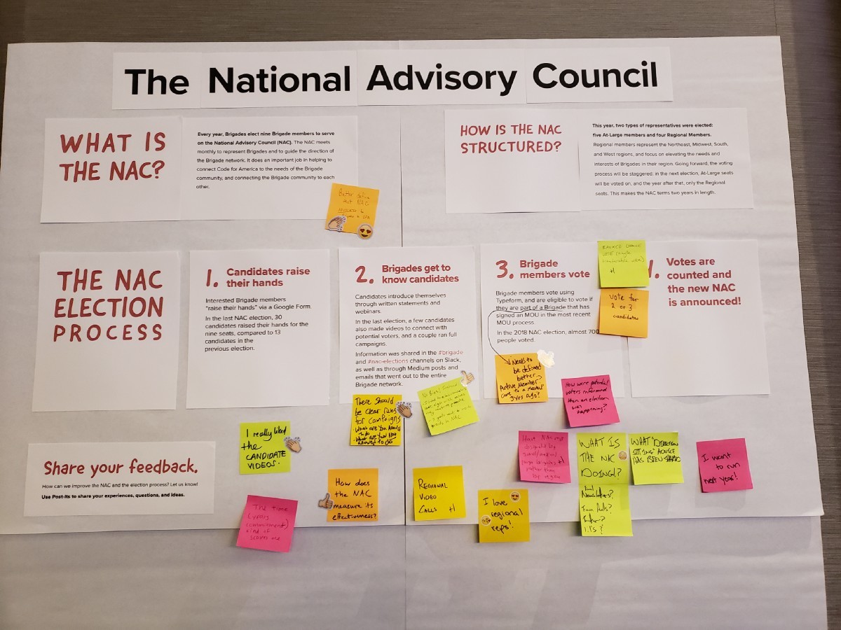 <p>Election framework feedback</p>