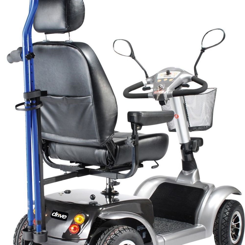 Cane & Crutches Holder for Mobility Scooter Rental