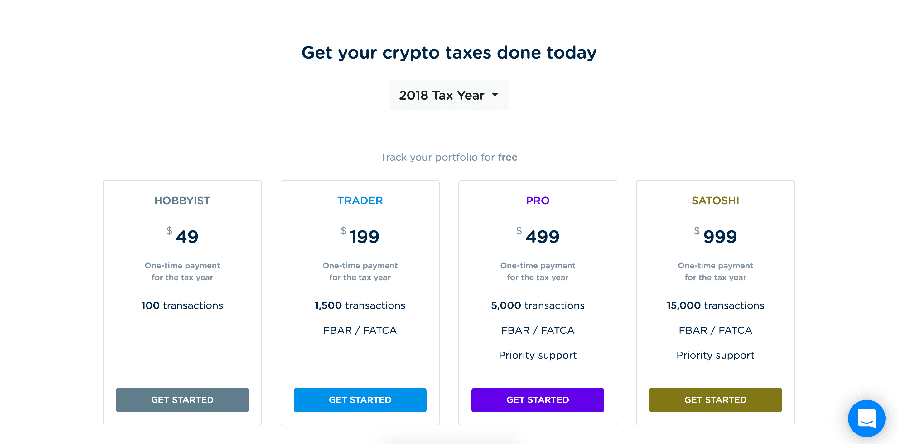 Tax Page Screenshot