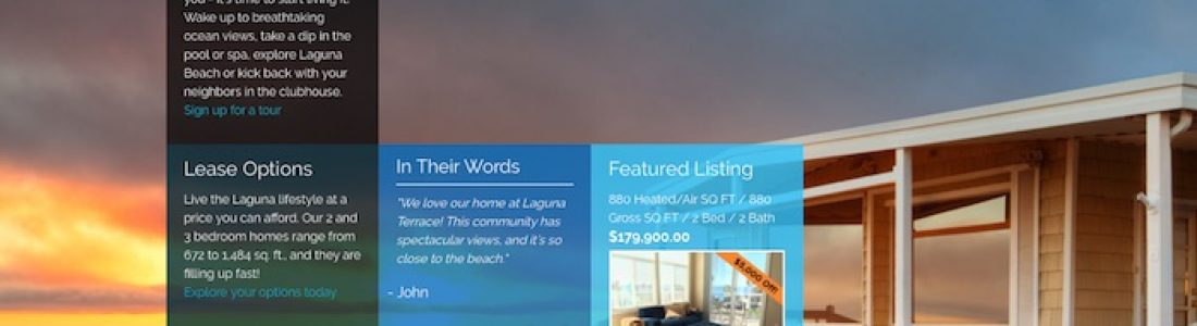 HomeTown America at Laguna Terrace: Where “Your Backyard Is The Pacific Ocean”