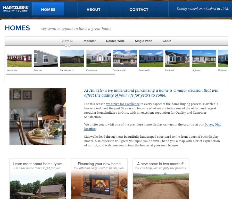 Manufactured Homes Hartzler’s Quality Housing Affordable