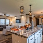 Interior of a modern manufactured home