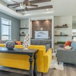 Interior of a modern Texas manufactured home