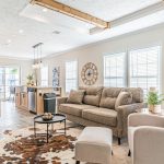 Interior of a modern manufactured home