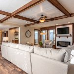 Interior of a modern manufactured home
