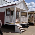 Exteriors of modern manufactured homes