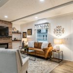 Interior of a modern manufactured home