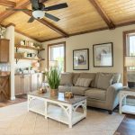 Interior of a modern manufactured home