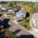 Exterior of a senior manufactured home community