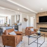 Interior of a modern manufactured home