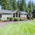 Exterior of a modern manufactured home