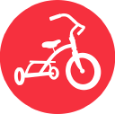 Red Tricycle icon