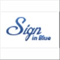 Sign in Blue icon