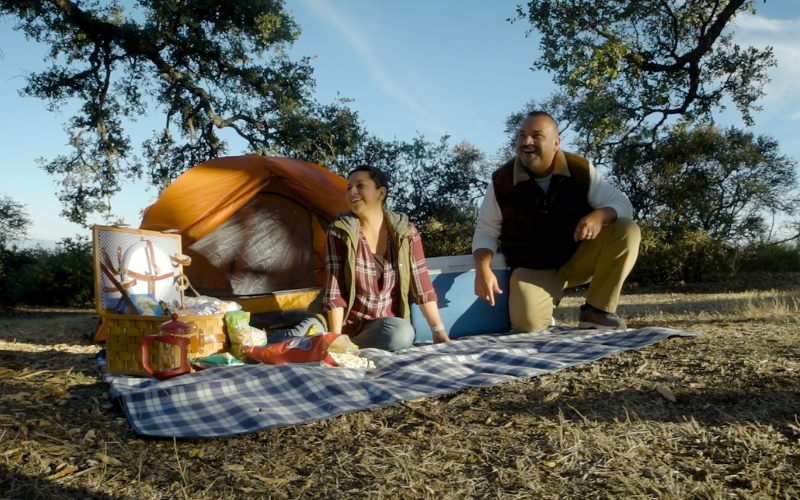 Couple Camping