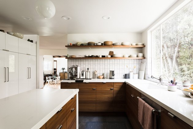 White Kitchens With Dark Floors Ideas And Inspiration Hunker