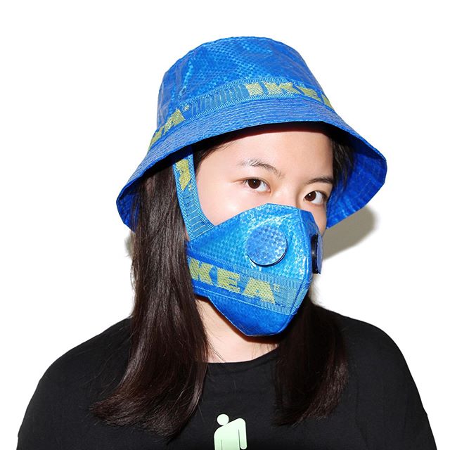 Turning IKEA Bags Into Face Masks 