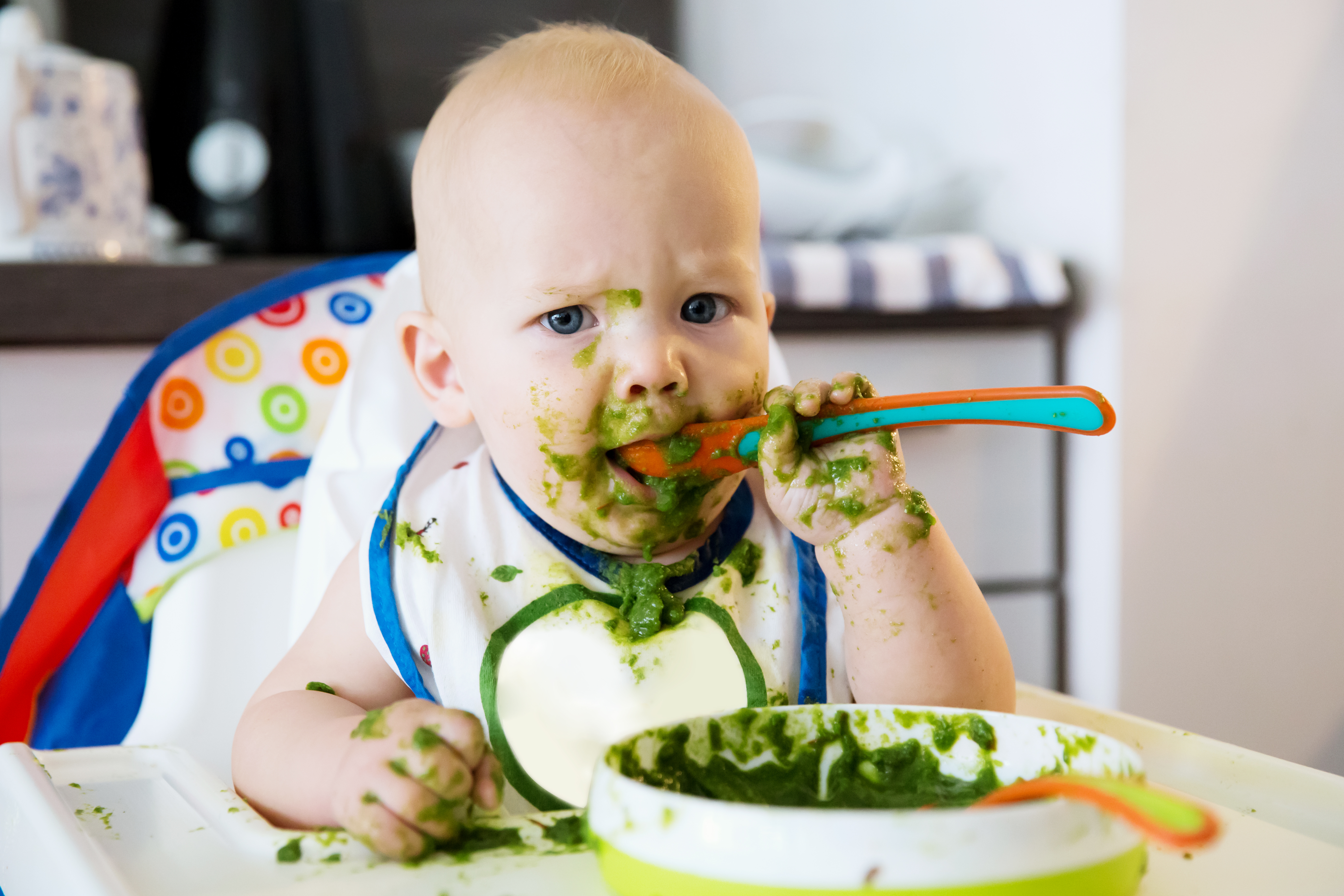 spinach puree for 6 months baby