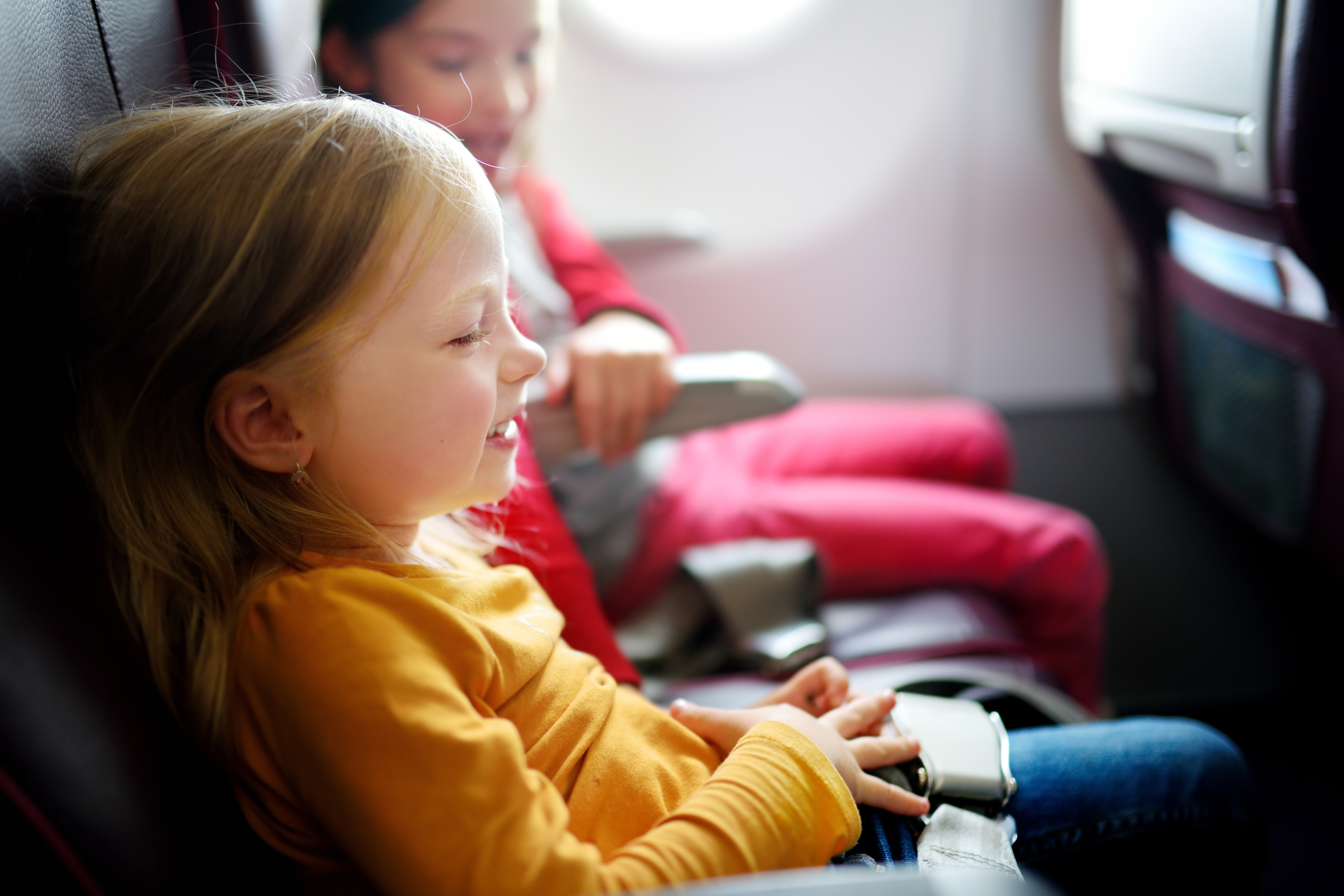 bring booster seat on plane