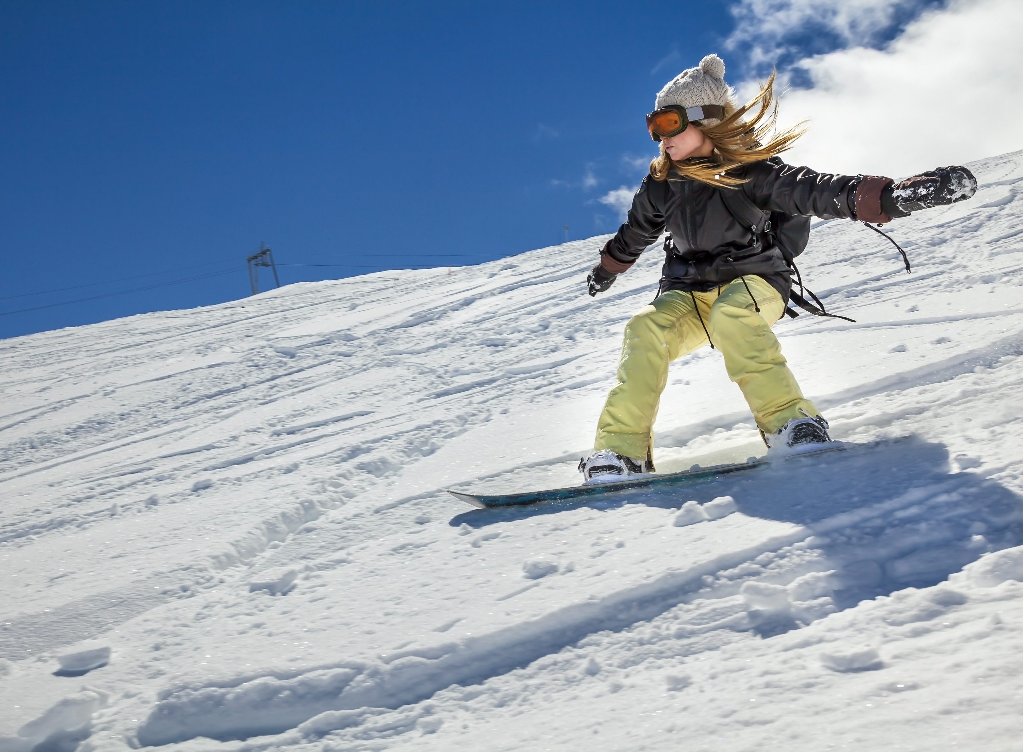 Snowboarding at Alta, Utah | USA Today