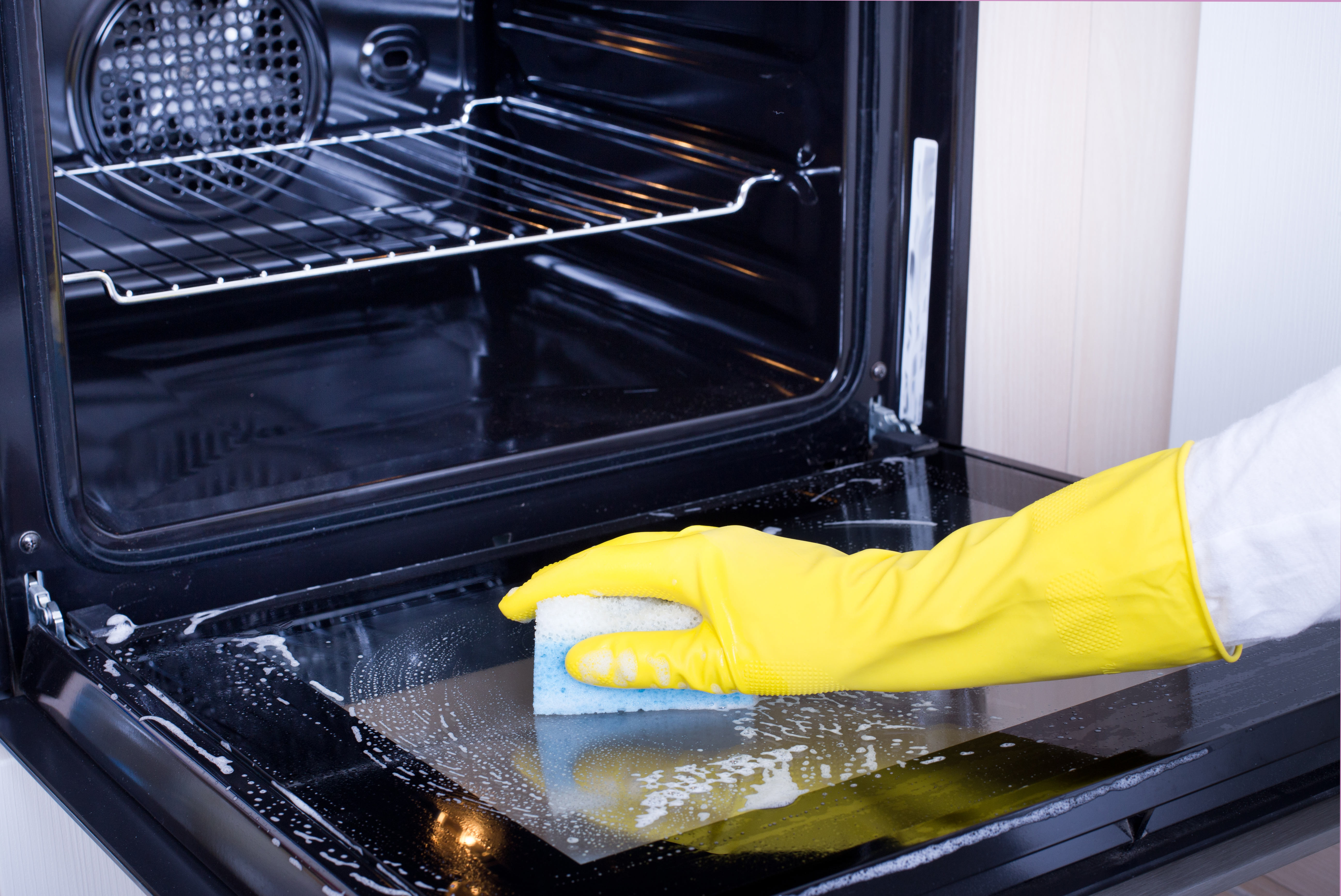 How Do You Remove The White Residue In A Self Cleaning Oven