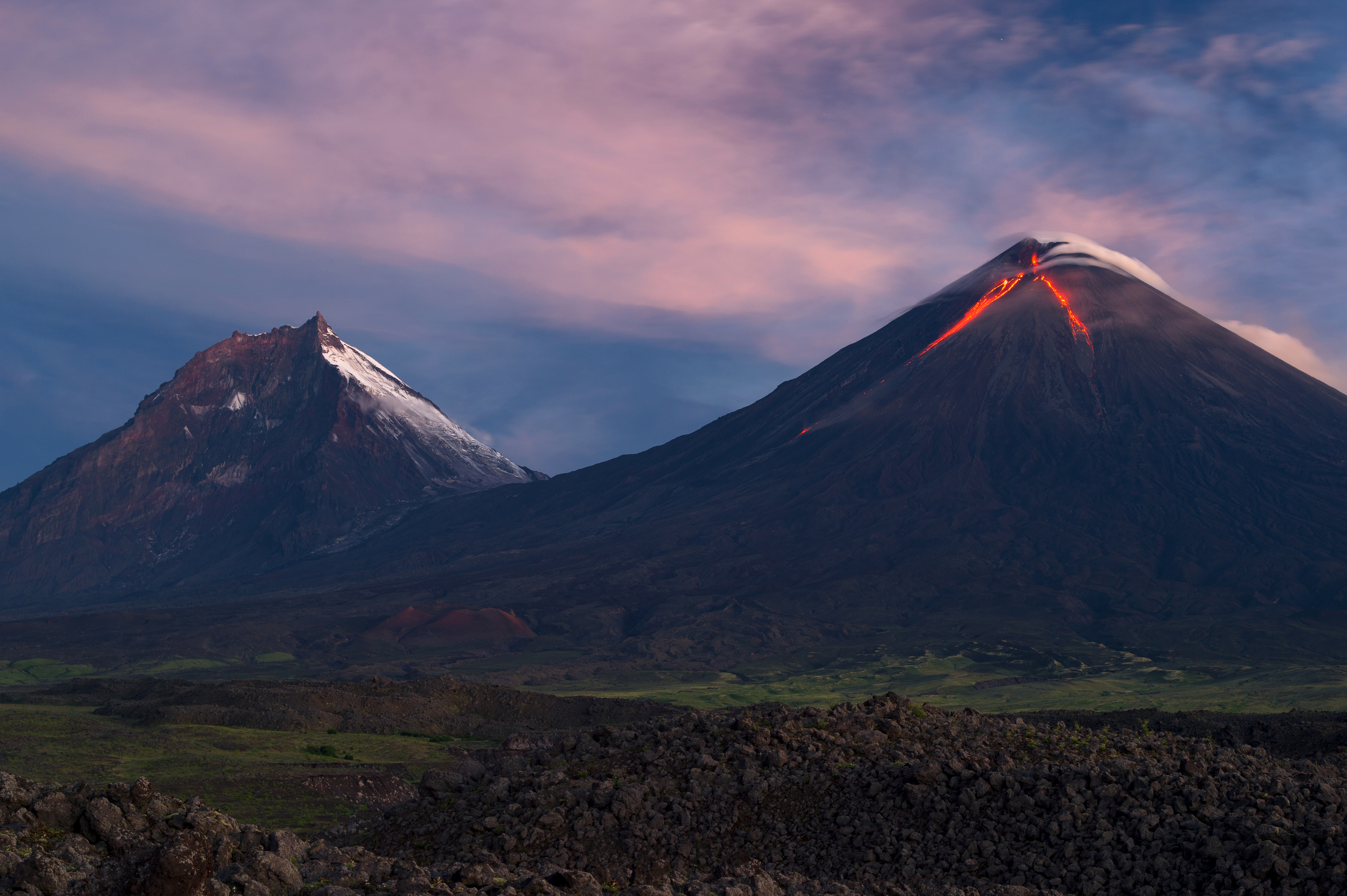 famous shield volcanoes