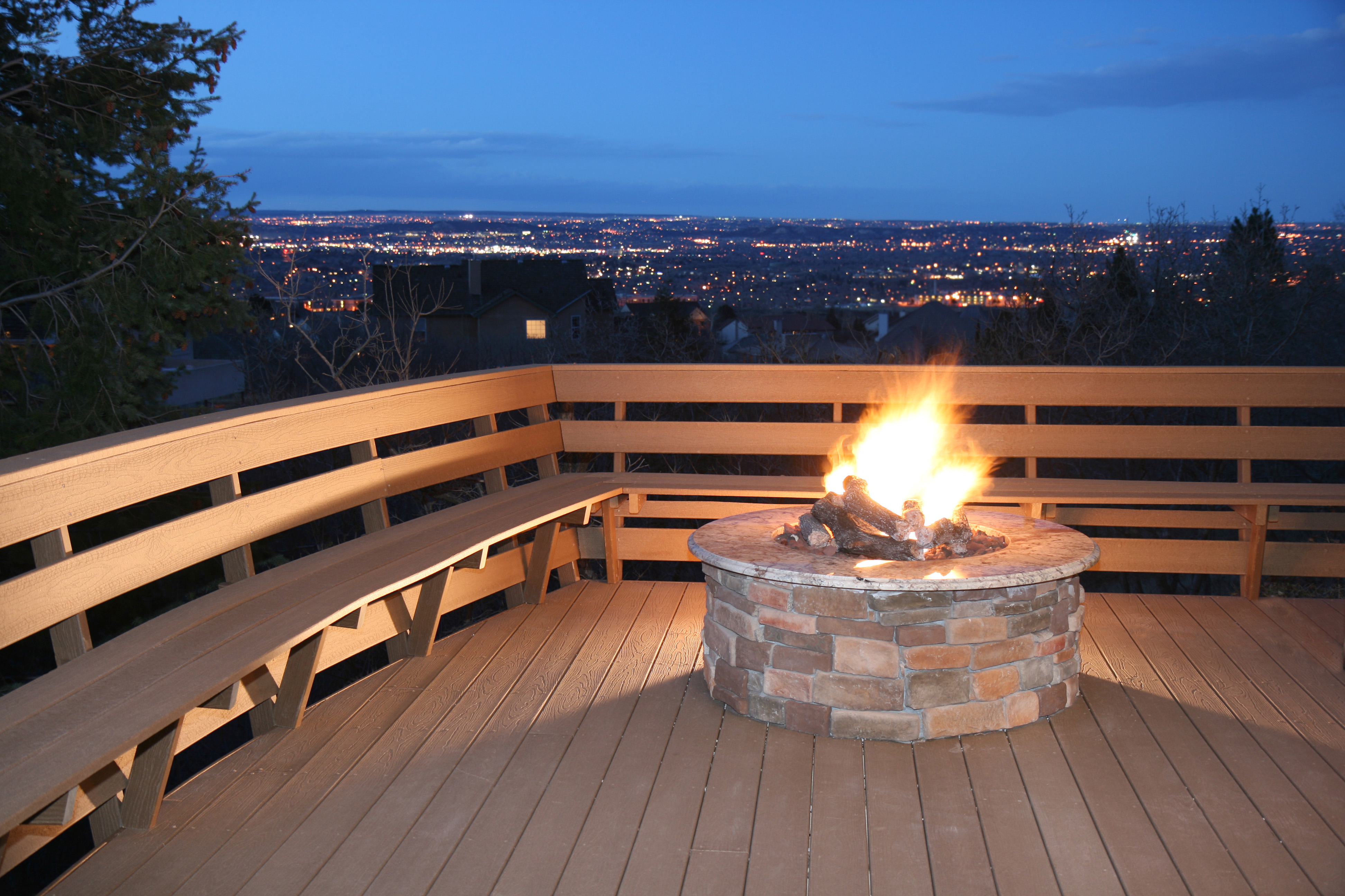 Can You Put A Fire Pit On A Deck Hunker